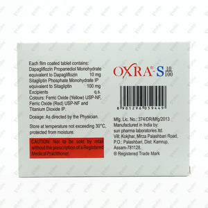 Oxra S 10/100mg Tablet 15's