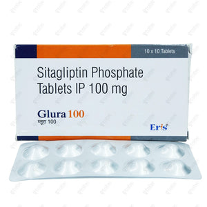 Glura 100mg Tablet 10's