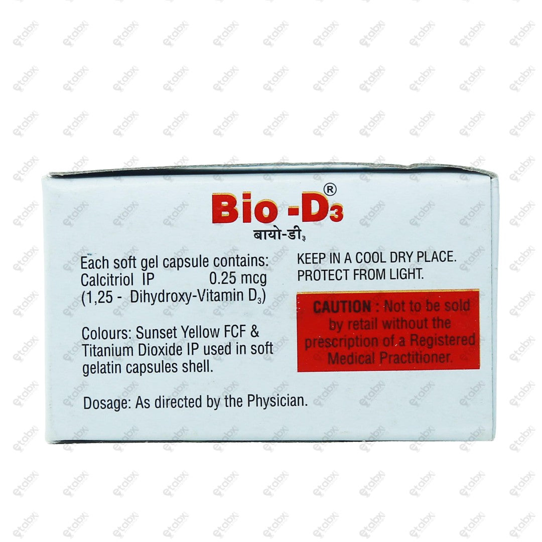 Bio D3 Capsule 10's