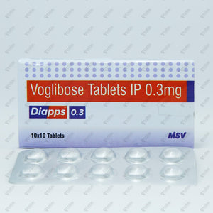 DIAPPS 0.3 Tablet 10'S