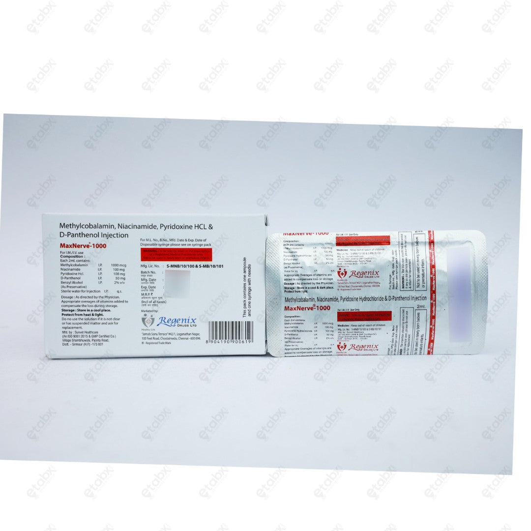 Maxnerve 1000 Injection 2ml