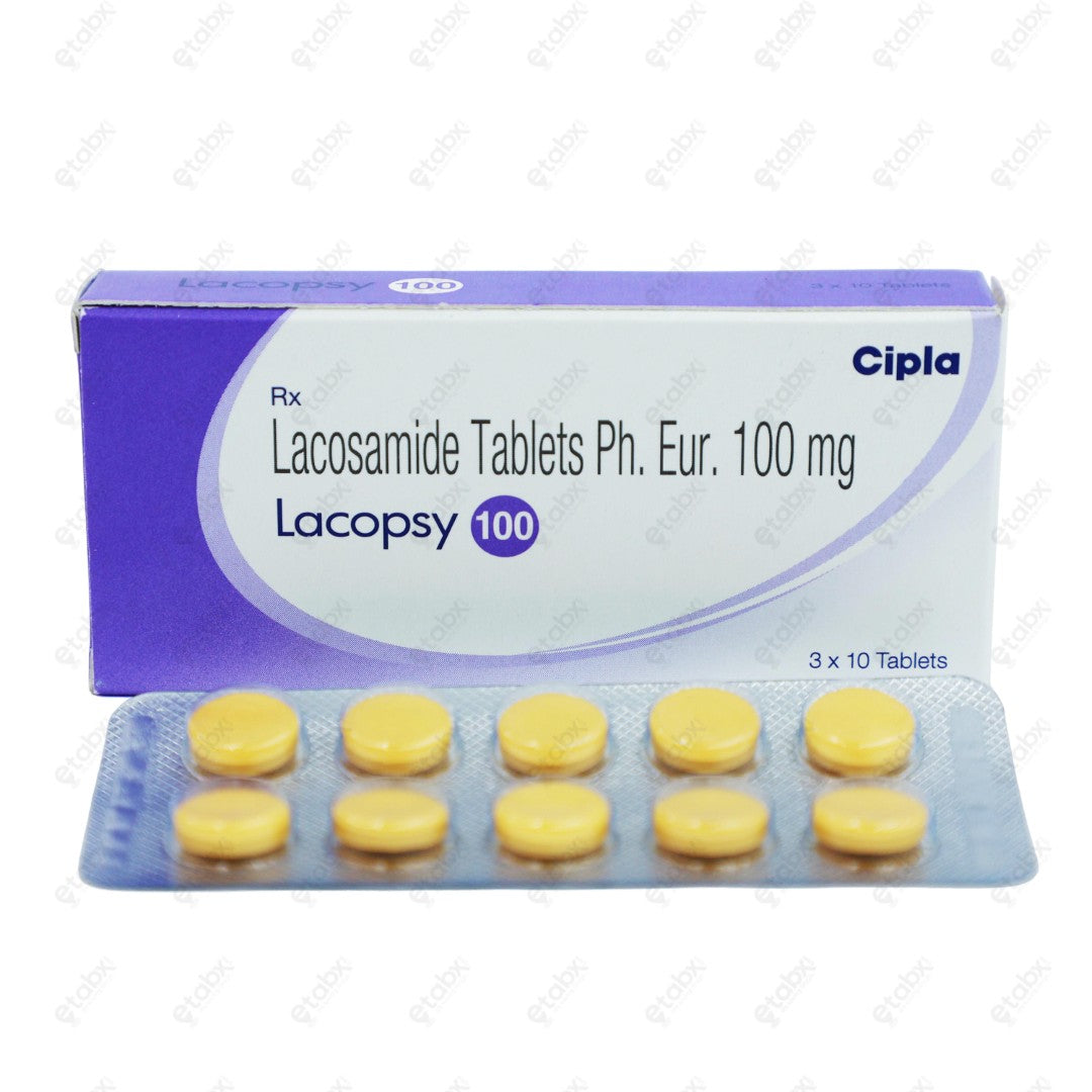 Lacopsy 100mg Epilepsy Tablets 10s