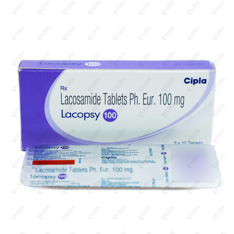 Lacopsy 100mg Epilepsy Tablets 10s