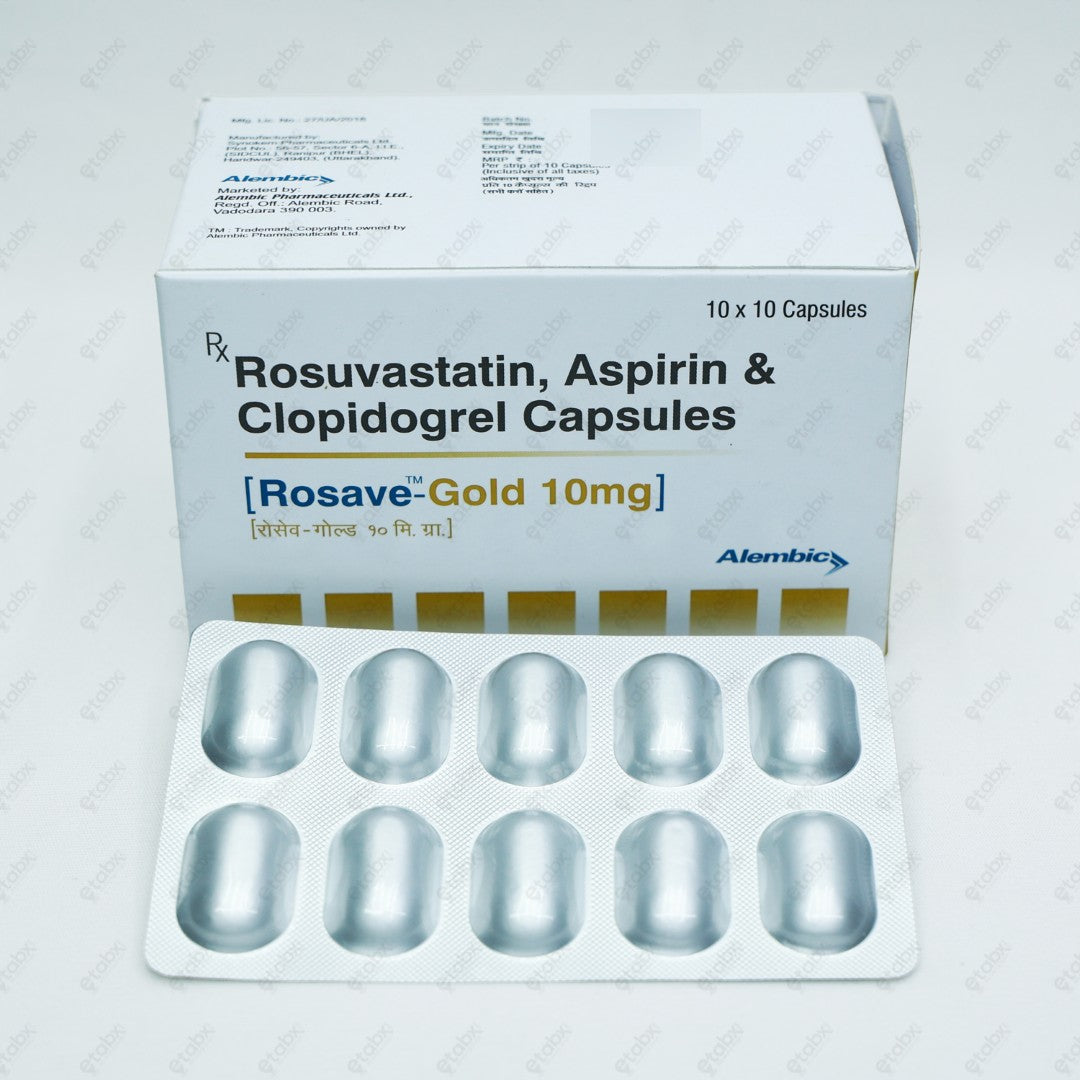 ROSAVE GOLD 10MG Capsules 10's