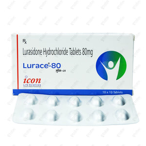 Lurace 80mg Tablet 10's