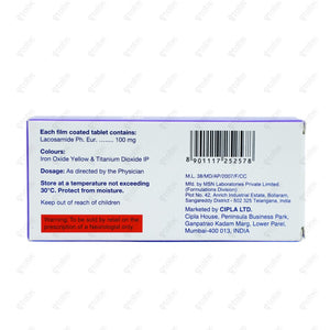 Lacopsy 100mg Epilepsy Tablets 10s