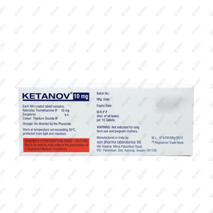 Ketanov 10mg Tablets 10's