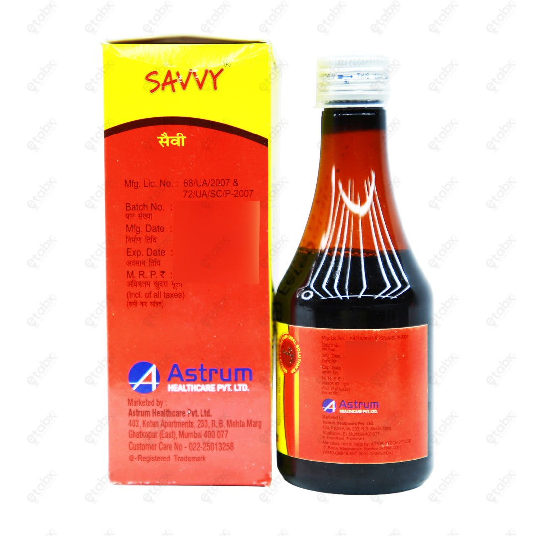 Savvy Syrup 200ML