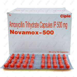 NOVAMOX 500mg Capsule 15's