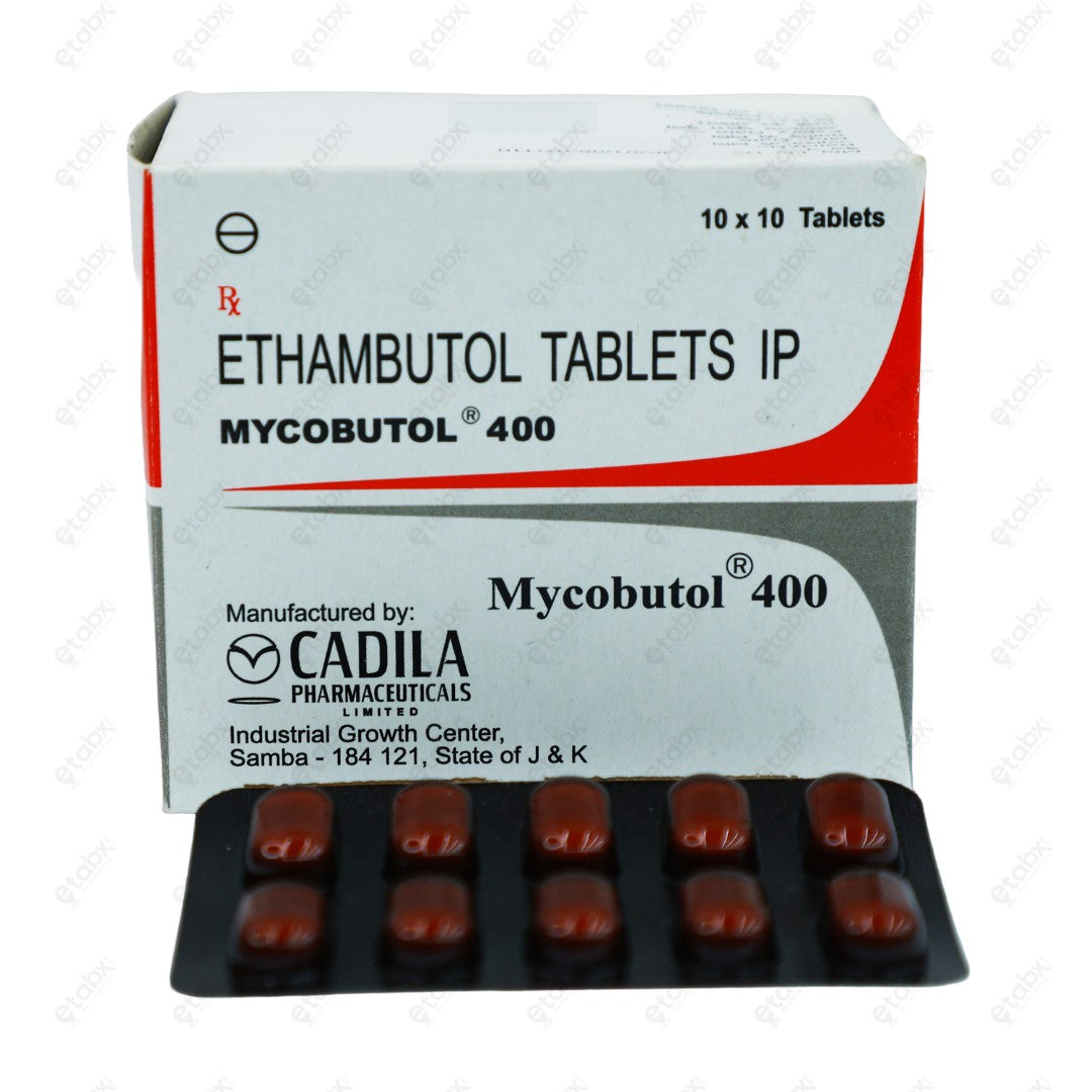Mycobutol 400mg Tablet 10's