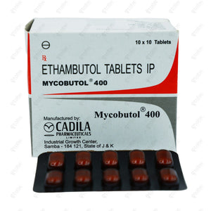 Mycobutol 400mg Tablet 10's