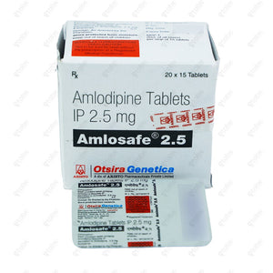AMLOSAFE 2.5MG Tablet 15's