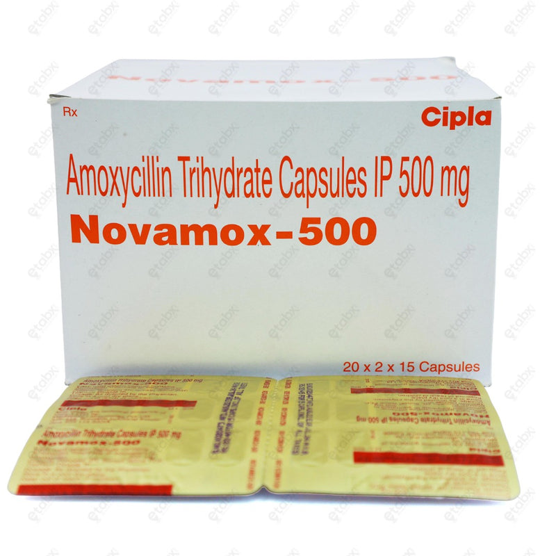 NOVAMOX 500mg Capsule 15's