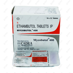 Mycobutol 400mg Tablet 10's