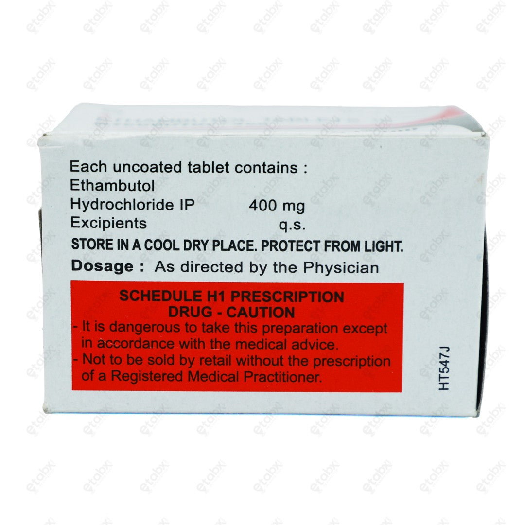 Mycobutol 400mg Tablet 10's
