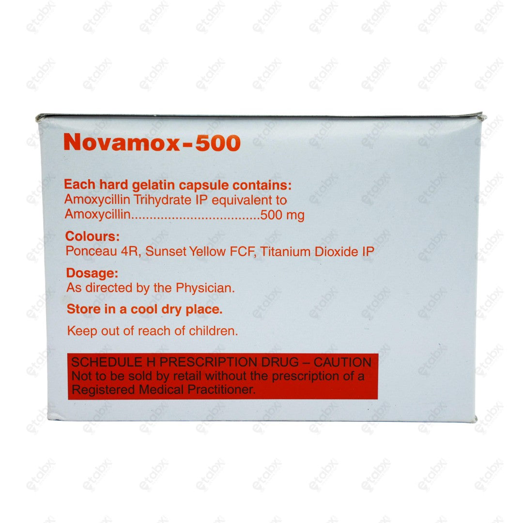 NOVAMOX 500mg Capsule 15's
