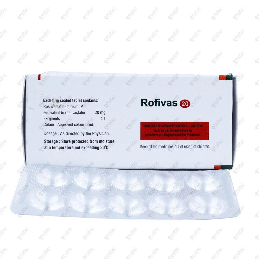 ROFIVAS 20mg Tablet 10's