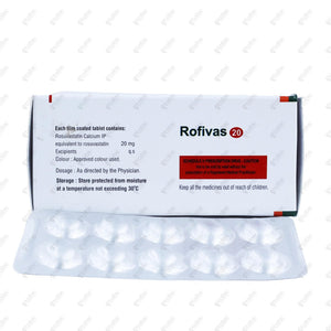 ROFIVAS 20mg Tablet 10's