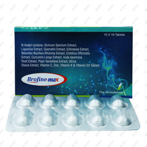 Brofine Max Tablet 10's