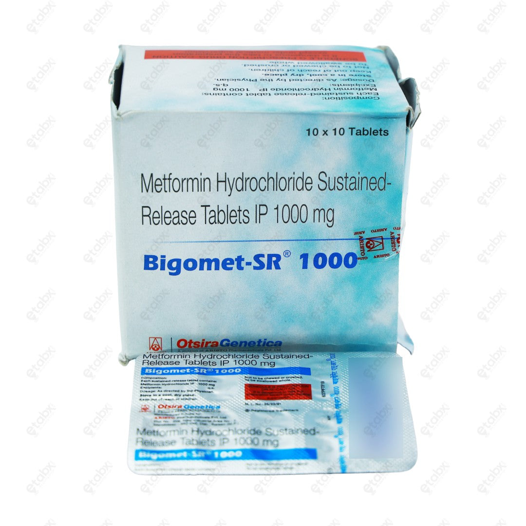 Bigomet SR 1000mg Tablet 10's