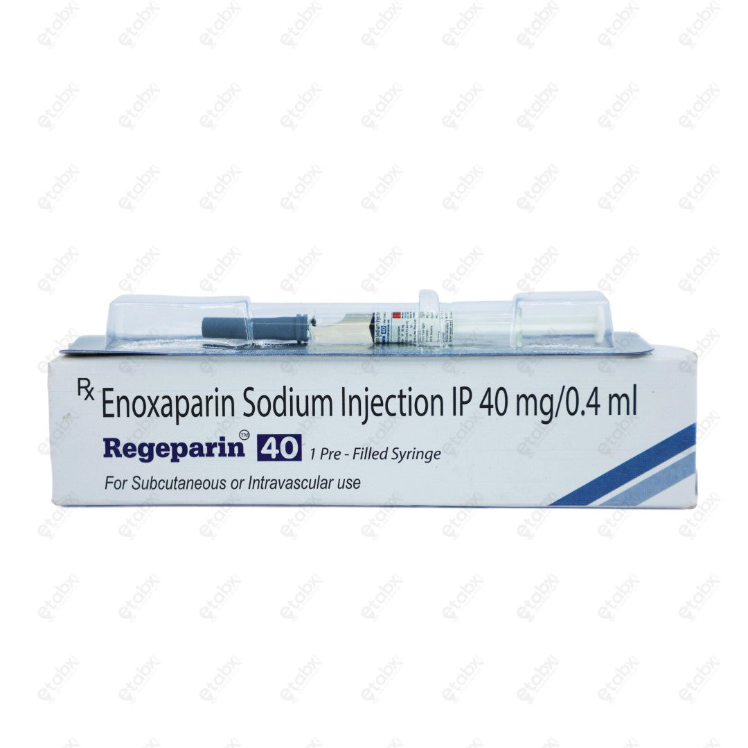 REGEPARIN 40 Pre-Filled Syringe 40mg/0.4ml 1's