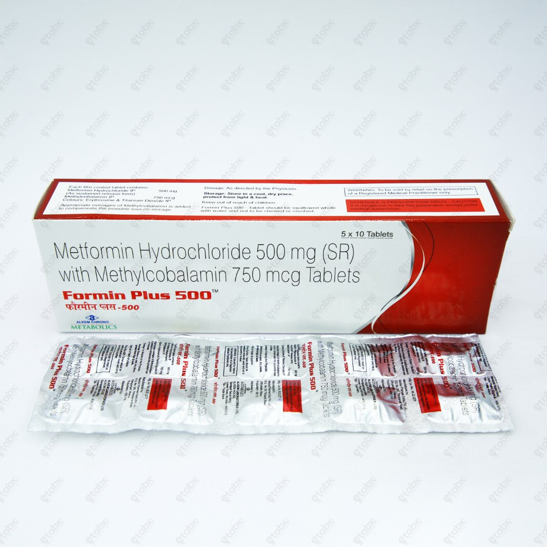 Formin Plus 500 Tablet 10'S