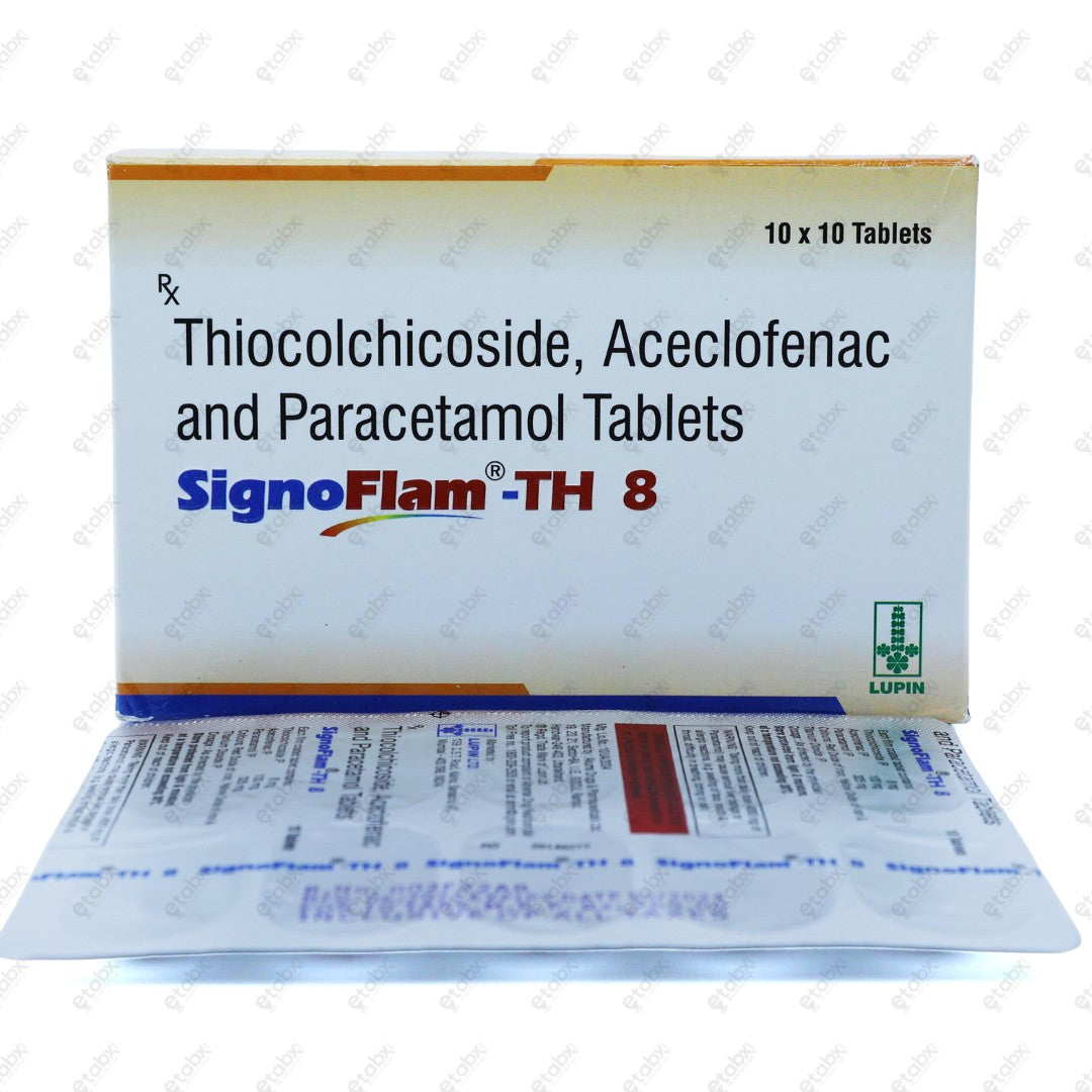 Signoflam TH 8mg Tablet 10's
