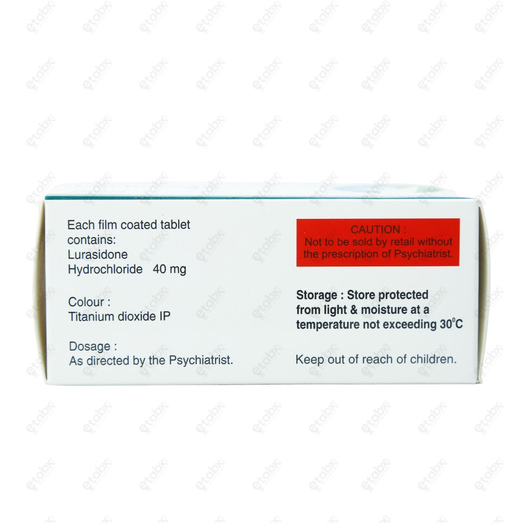 Lurace 40mg Tablet 10's