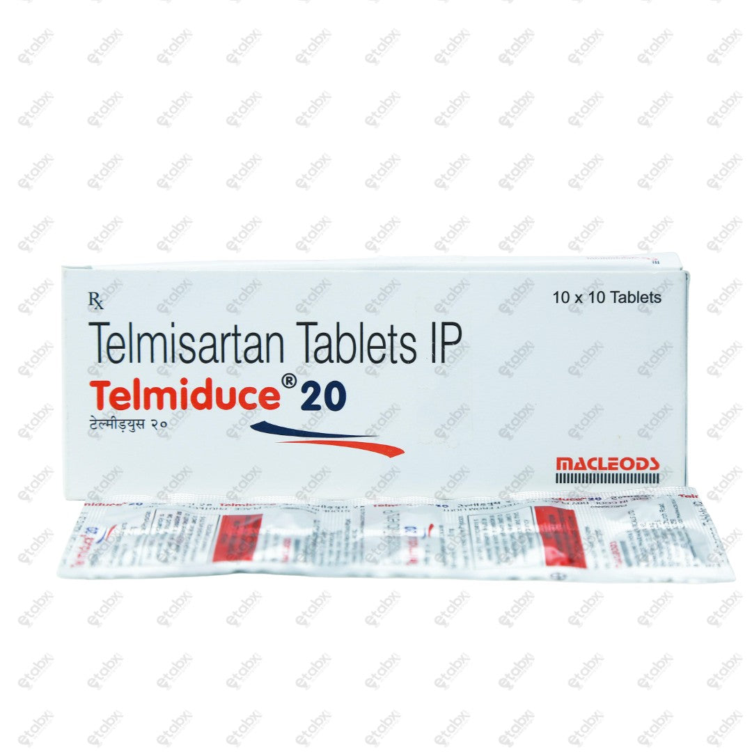 Telmiduce 20mg Tablet 10s
