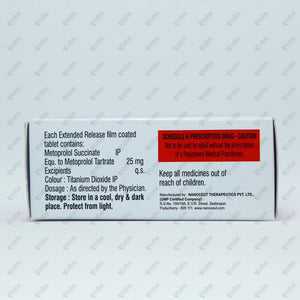 MEPLOL 25mg Tablet 10's