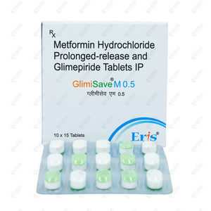 Glimisave M 0.5mg Tablets 15's