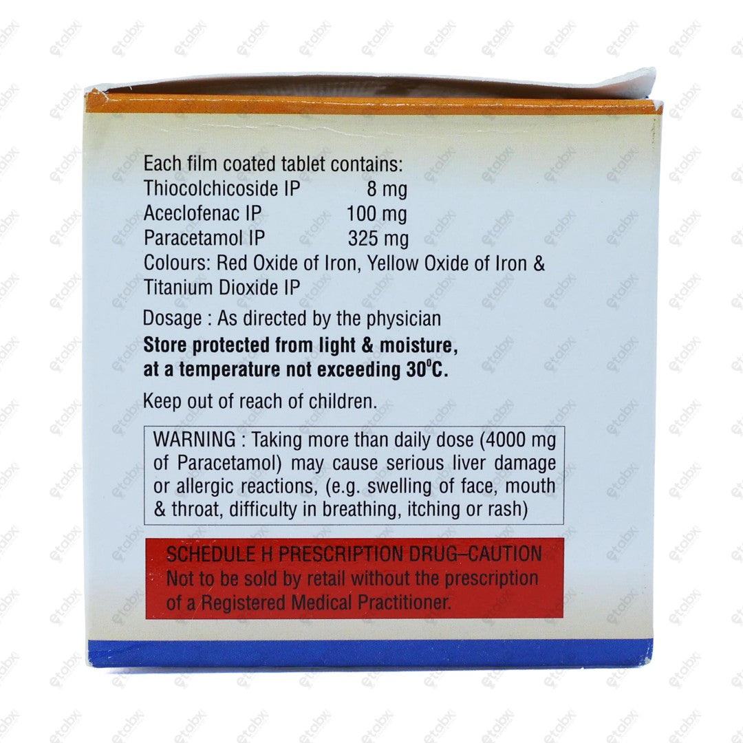 Signoflam TH 8mg Tablet 10's