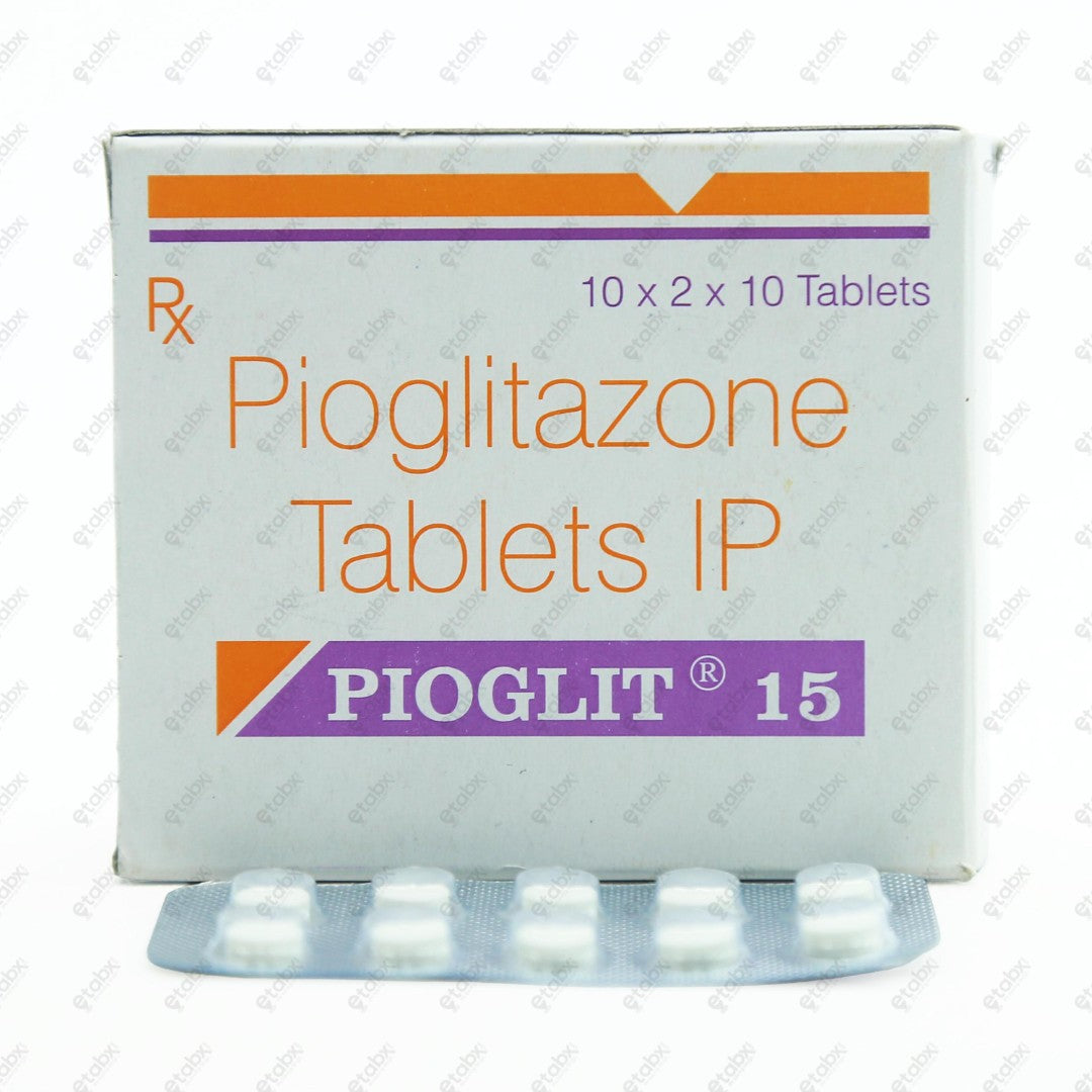 Pioglit 15mg Tablet 10's