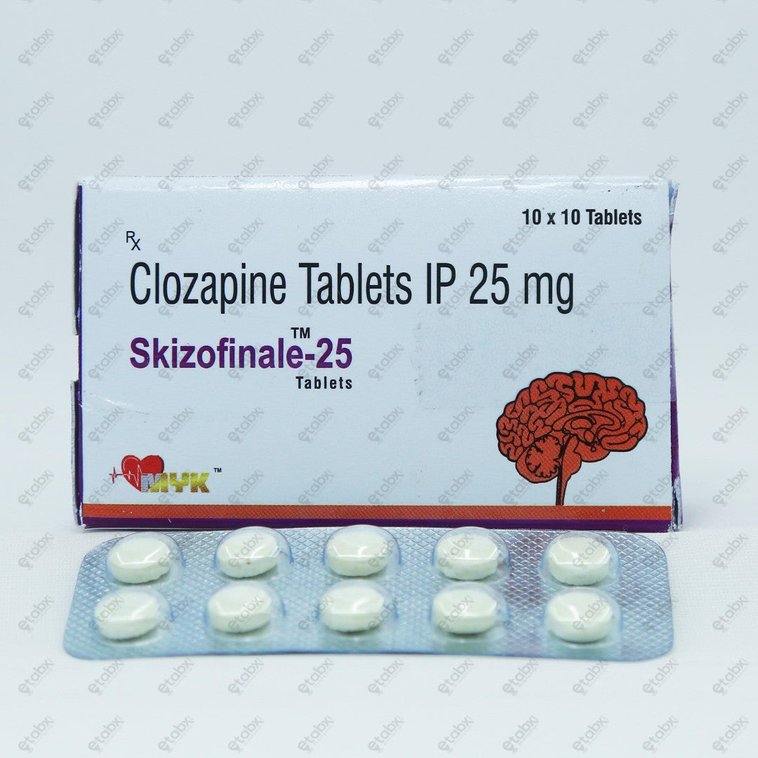 Skizofinale 25mg Tablet 10's