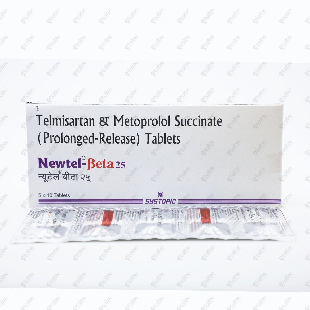 Newtel Beta 25mg Tablet 10's