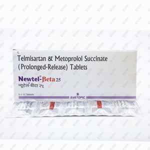 Newtel Beta 25mg Tablet 10's