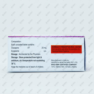 Skizofinale 25mg Tablet 10's