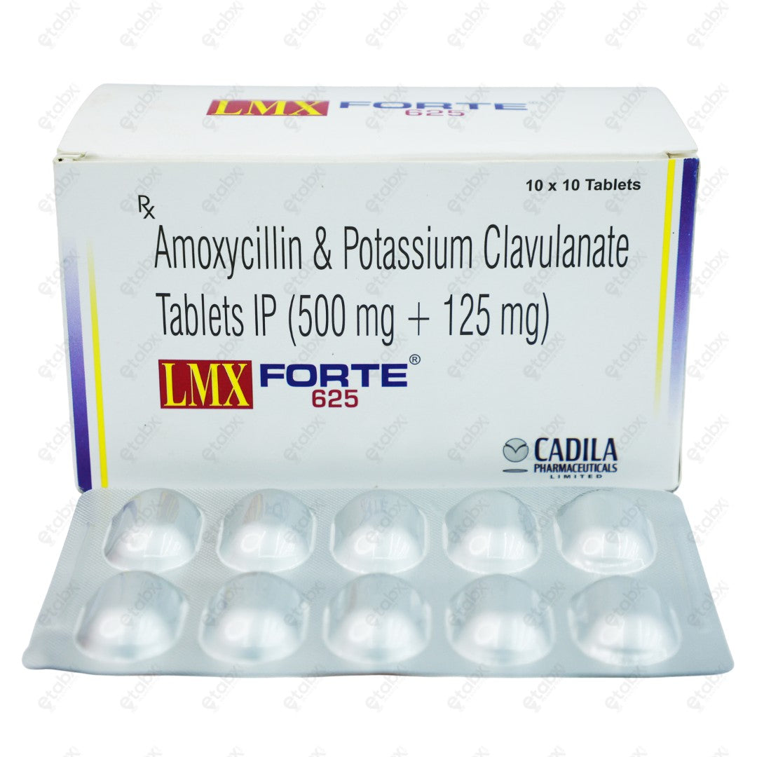 LMX Forte 625mg Tablet 10's