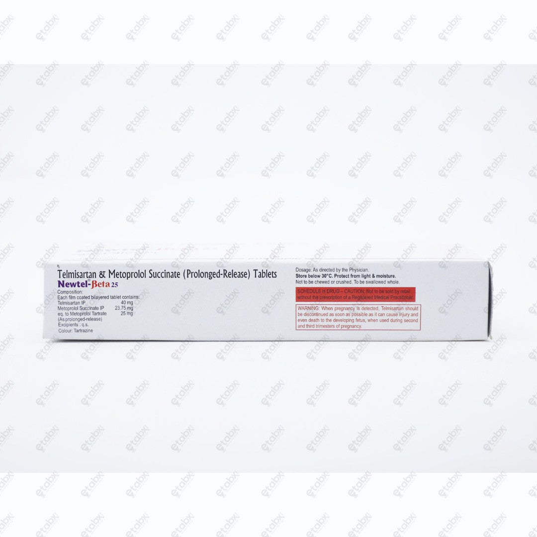 Newtel Beta 25mg Tablet 10's