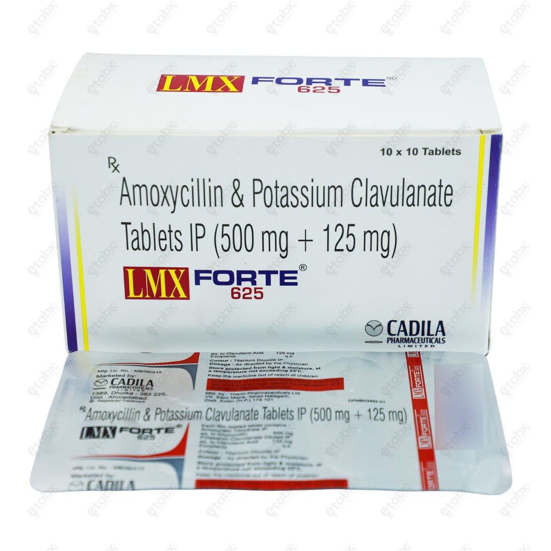 LMX Forte 625mg Tablet 10's