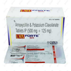 LMX Forte 625mg Tablet 10's