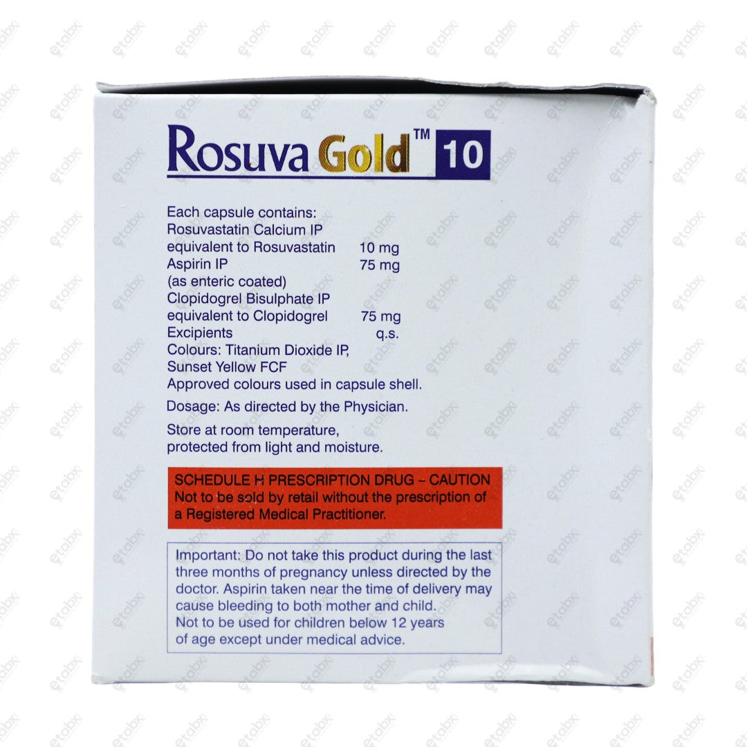 ROSUVA GOLD 10 Tablet 10's