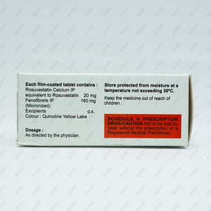 ROSAVE F 20MG Tablets 10's