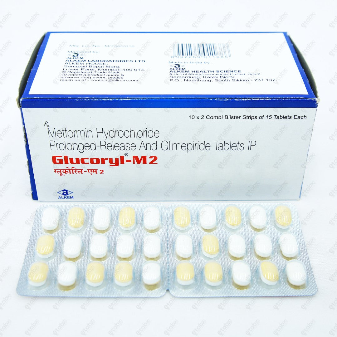 GLUCORYL M2 Tablets (15's)