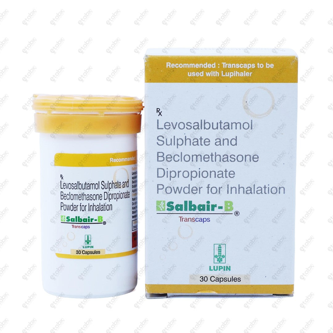 Salbair B Transcap Capsules 30's
