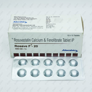 ROSAVE F 20MG Tablets 10's