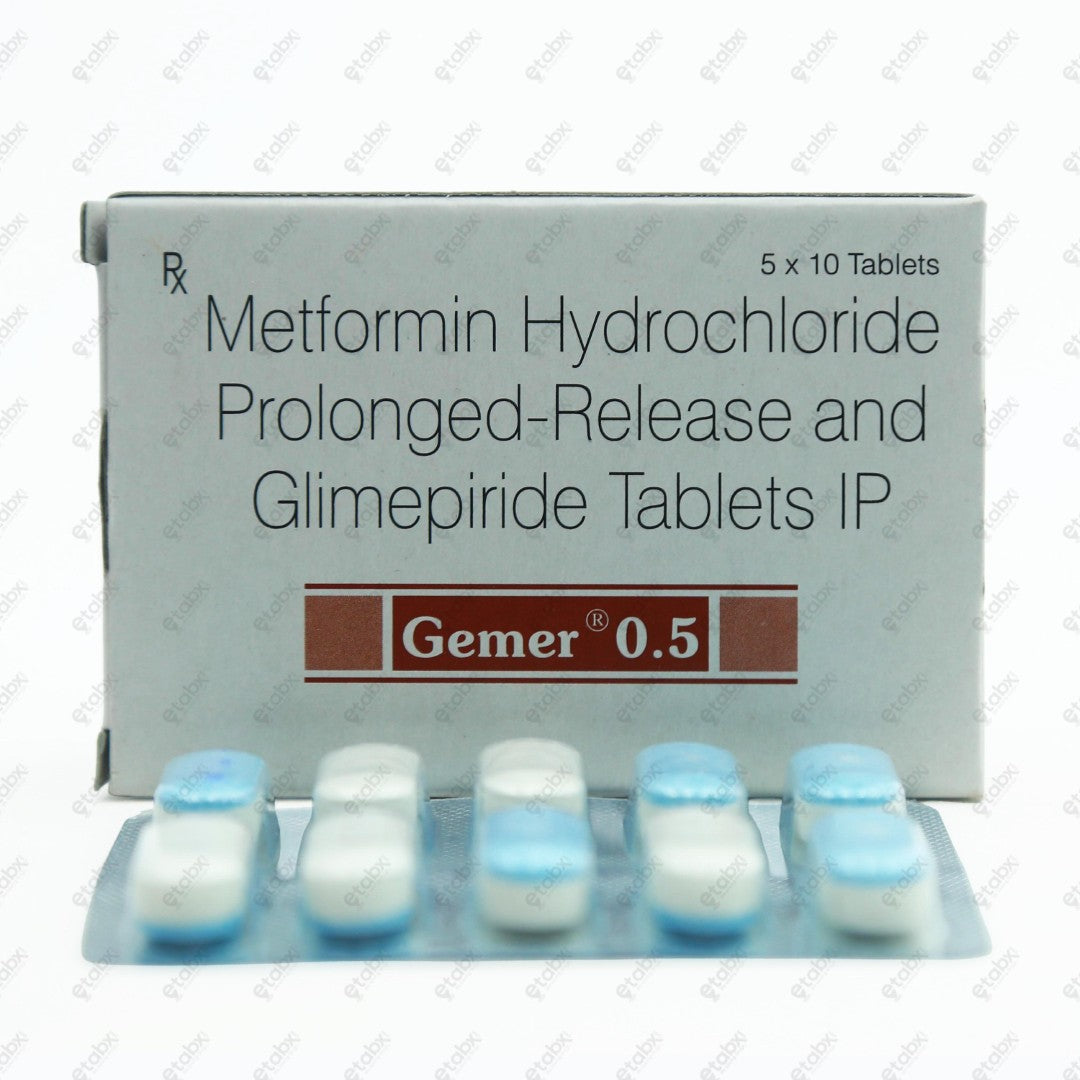 Gemer 0.5mg Tablets 10's