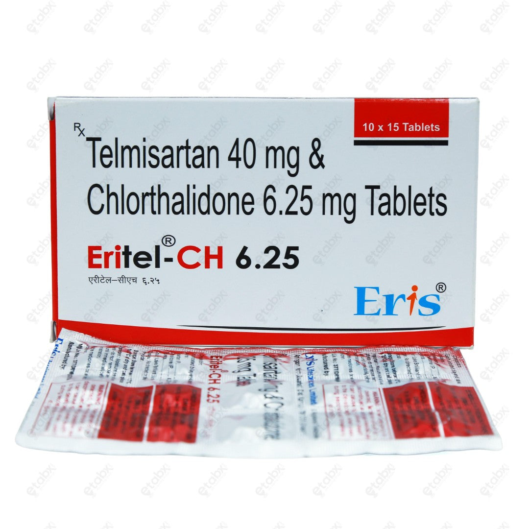 Eritel CH Trio 6.25 tablet 15's