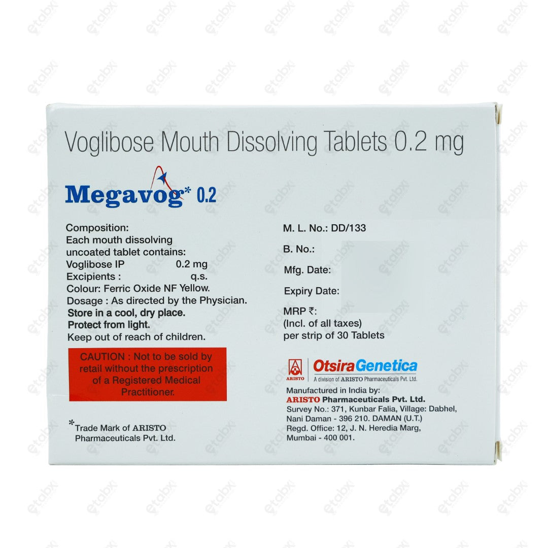 Megavog 0.2mg Tablet 30's