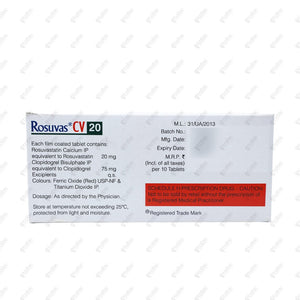 ROSUVAS CV 20 Tablets 10's